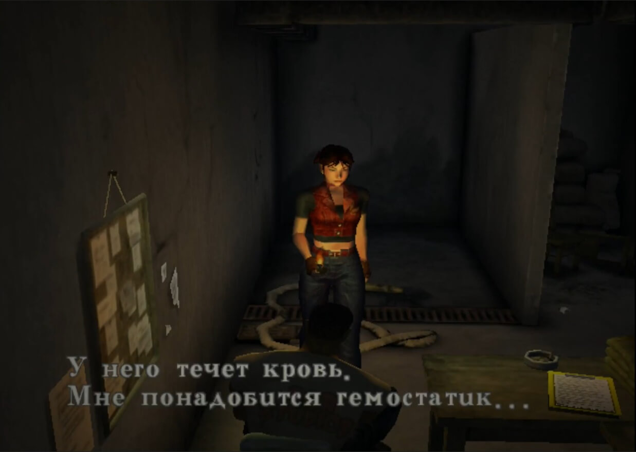 Resident Evil Code Veronica - геймплей игры Sega Dreamcast